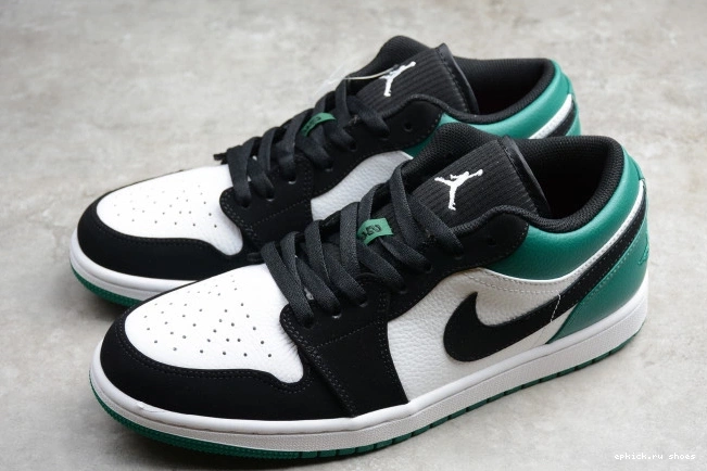 Rep White 553558-113 1 Green Black Low Air Mystic Jordan 0715